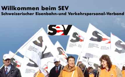 www.sev-online.ch  Schweizerischer Eisenbahn- und
Verkehrspersonal-Verband, 3006 Bern.