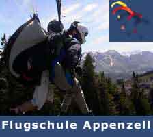 www.gleitschirm.ch  Flugschule Appenzell FSA GmbH,
9050 Appenzell.