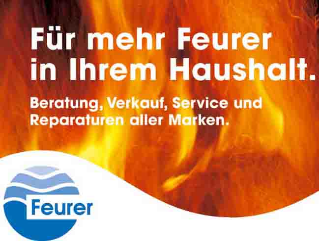 www.feurer-ag.ch  Feurer Hans Service- und
Haushaltapparate AG, 9472 Grabs.