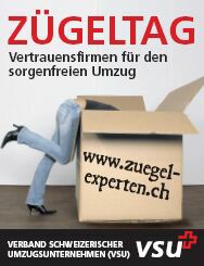 www.vsu-moving.ch  Verband SchweizerischerUmzugsunternehmen, 8953 Dietikon.