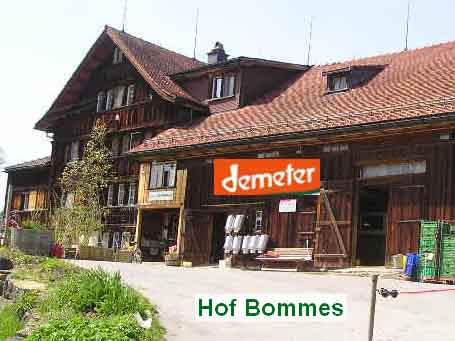 www.hof-bommes.ch Hofladen, 9056 Gais.